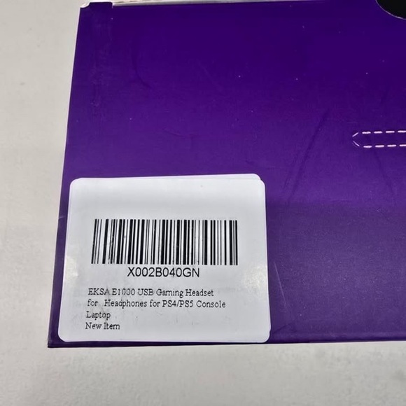 EKSA E1000 USB Gaming Headset - Black - Picture 2 of 5
